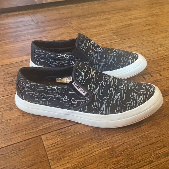 Lacoste gator outline slip on sneaker vintage - Picture 3 of 7